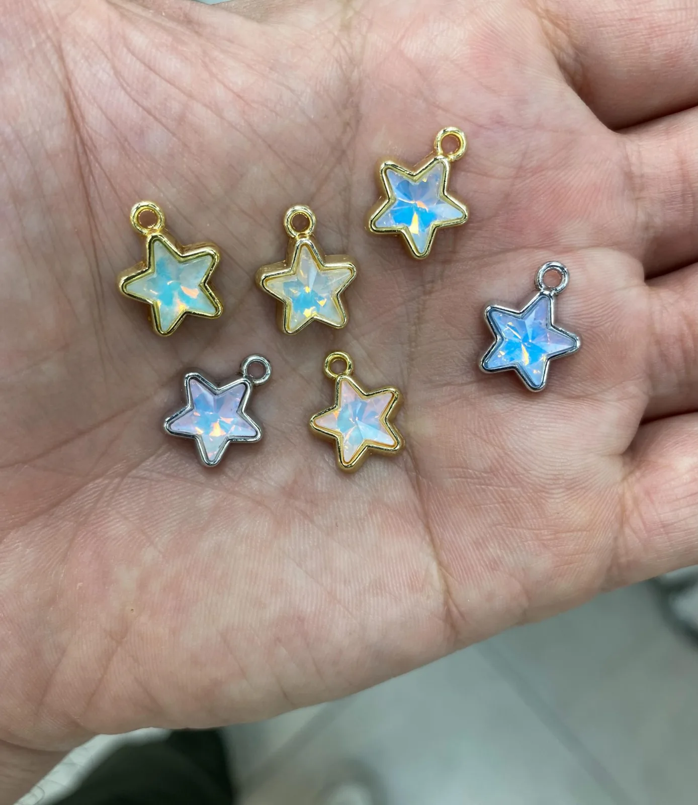 Opal Yıldız Kolye Ucu 1