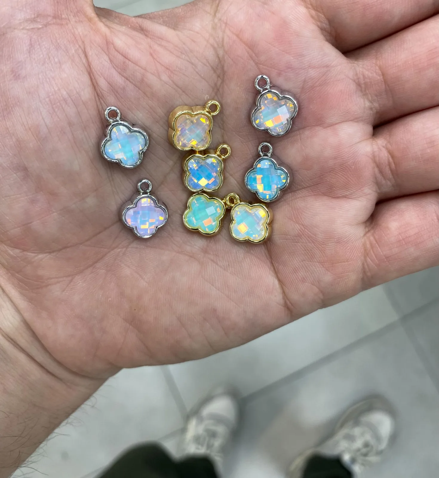 Opal Yonca Kolye Ucu 1